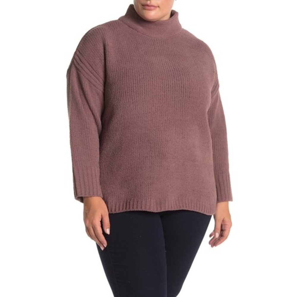 NWT Malandrino Funnel Neck Chenille Knit Sweater